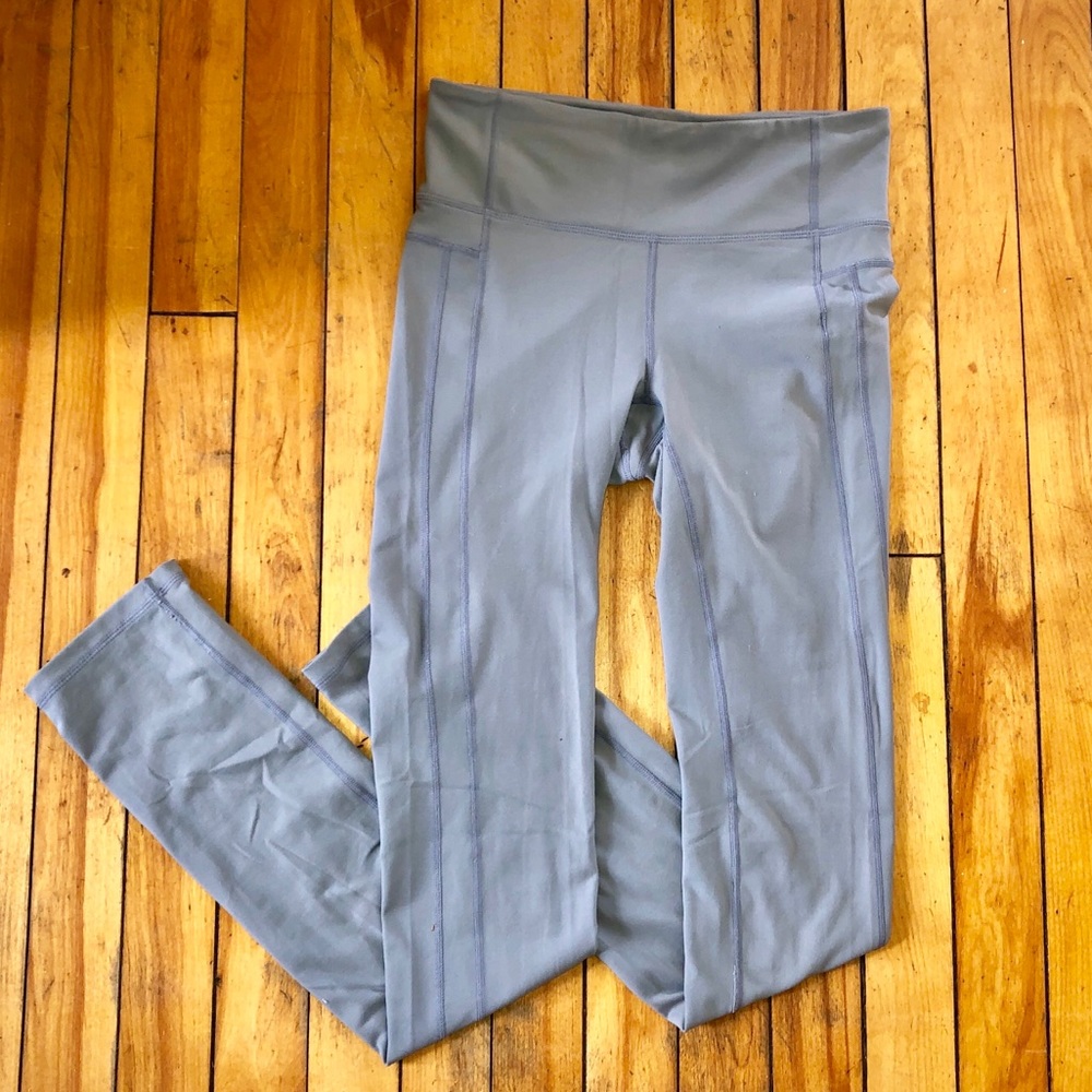 Light Grey Athleta Straight Up Yoga Pant